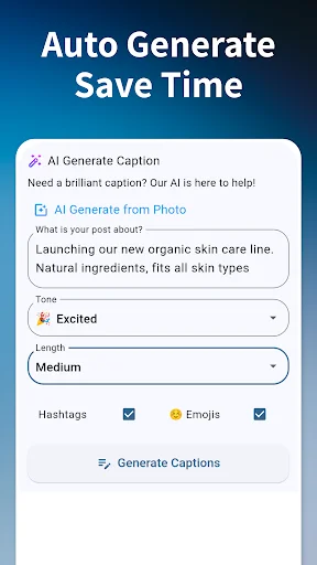 AI Caption Generator Screenshot 1